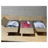 LOT OF 3 Kitchen HQ Large Thermal Microwaveable Insulated Bowl w/Lid (COLORS MAY VARY)