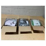 LOT OF 3 Kitchen HQ Large Thermal Microwaveable Insulated Bowl w/Lid (COLORS MAY VARY)