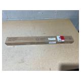 Lumino Ball Single Curtain Rod Set, 5/8" Diameter, Curtain Rod, Drapery Rod, Decorative Rod, Décor, White, 30-84" Width