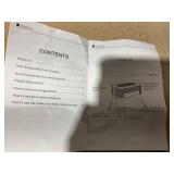 ANGELBLISS Baby Bassinet Bedside Sleeper, Easy Folding Portable Bassinet for Baby with Wheels, Adjustable Height, Included Mattress