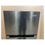 Vissani 7.2 cu. ft. Top Freezer Refrigerator in Stainless Steel Look (Minor Transit Damage. Missing Accessories)