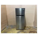 Vissani 7.2 cu. ft. Top Freezer Refrigerator in Stainless Steel Look (Transit Damage)