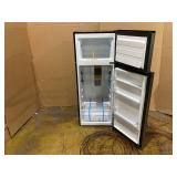 Vissani 7.2 cu. ft. Top Freezer Refrigerator in Stainless Steel Look (Transit Damage)
