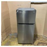 Vissani 18 cu. ft. Top Freezer Refrigerator in Stainless Steel Look (Transit Damage)
