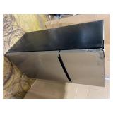 Vissani 18 cu. ft. Top Freezer Refrigerator in Stainless Steel Look (Transit Damage)