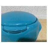 LOT OF 3 Kitchen HQ Large & Small Thermal Microwaveable Insulated Bowls w/Lids Teal
