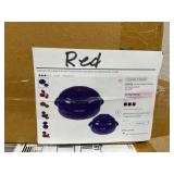 LOT OF 3 Kitchen HQ Large & Small Thermal Microwaveable Insulated Bowls w/Lids