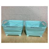 Improvements 2-pack 2-gallon collapsible tubs with drain spouts.