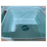 Improvements 2-pack 2-gallon collapsible tubs with drain spouts.