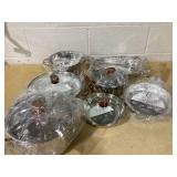 Wolfgang Puck 13-piece Stainless Steel Cookware Set (Missing/Broken Lid For 13" Oval Pan)