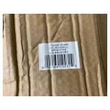 Madison Park Galen Cordless Roman Shade, 34"W x 64"H, Sheen Ivory  Room Darkening, Thermal Insulated, Energy Efficient Window Blind with Subtle Sheen Basketweave Fabric for Privacy