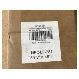 LazBlinds Cordless Cellular Shades, No Tools No Drill Blackout Honeycomb Shades Pleated Blinds for Windows, 35