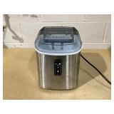 EUHOMY Ice Maker Countertop Machine 26 lbs in 24 Hours, -9 Cubes Ready in 8 Mins, Electric Icemaker and Compact Portable Ice Maker with Ice Scoop and Basket