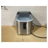 EUHOMY Ice Maker Countertop Machine 26 lbs in 24 Hours, -9 Cubes Ready in 8 Mins, Electric Icemaker and Compact Portable Ice Maker with Ice Scoop and Basket