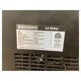 EUHOMY Ice Maker Countertop Machine 26 lbs in 24 Hours, -9 Cubes Ready in 8 Mins, Electric Icemaker and Compact Portable Ice Maker with Ice Scoop and Basket