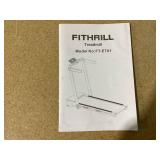 Fithrill Walking Pad Treadmill with Auto Incline, Under Desk Treadmill for Home or Office, 300LBS Weight Capacity, 9% Incline with 3 Slopes