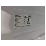 Vissani 18 cu. ft. Top Freezer Refrigerator DOE in White (Slightly Used, Transit Damage)