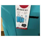 American Tourister Hardside Checked Spinner Luggage 26 x 17.2 x 12.5 in