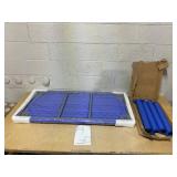 DORTALA 47 * 23.5 Inch Rectangular Kids Table, Children School Activity Table for Reading Drawing Dining Playing, Multifunctional Plastic Table w/Steel Pipe, Toddler Furniture for Boys & Girls, Blue