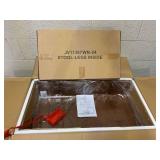 Giantex 24.5" Bar Stools Set of 2, Counter Height Bar Stools w/Low Back & Footrest, Farmhouse Wooden Bar Dining Chairs, Armless Wood Barstools for Kitchen Island, Pub, Kitchen, Cafe, Breakfast, Brown