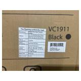 InnoTruth 29.540.75" Baby Gate for Stairs, 30" Tall Dog Gates for Doorways & Hallways, Safety Gate for Kids & Pets, Pressure-Mounted Walk-Through with Dual Lock & 2-Way Swing, Black