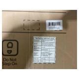 InnoTruth 28.9-42.1" Baby Gate for Stairs,  Walk Thru Gate-Easy to Pass Carrying Baby, 30" Tall Dog Gates for Doorways One-Hand Open, Easy Install Toddler Gate for Room,White