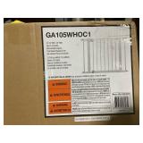 Safety 1st Easy Install Walk Thru Baby Gate for Doorway With Door, Dog Gates, Fits 29"-38", Easy Install 28" Tall, White