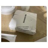 Dusk to Dawn Sensor Outdoor Lamp Post Light 3-Head, Classic White Light Pole with Clear Glass Panels (3 LED Bulbs Included, Max.100W), Waterproof Outside Street Light for Backyard, Garden, Driveway (T