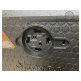 ECOXGEAR Defender: Outdoor Portable Bluetooth Speaker, 121dB Massive Sound, Waterproof and Drop Proof, with LED Party Lights, Pair up to 100, 25+ Hours Playtime (Black Oak) (Slightly Used, Missing Par