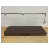 COSTWAY 6 ft Plastic Folding Bench with 1320 LBS Capacity and Handle