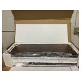 Costway Buffet Cabinet with 3-Level Adjustable Shelves and 2 Sliding Barn Doors 13.00 x 39.50 x 31.50 Inches