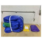 Costway 6-in-1 Kids Inflatable Bounce House with Slide Jumping Area Ball Pit Pools Castle without Blower