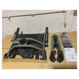 GVN 360° Swivel Portable Hunting Chair with Adjustable Legs and Armrests-Black (Maybe Missing Hardware)