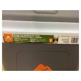 Ozark Trail 26QT electric Cooler 12V Portable Travel Beach Camping Picnic Insulated Cooler 30 Cans Iceless 24L, Grey