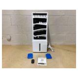 COOLECH 4-IN-1 Portable Air Conditioner w/3.2-Gal Tank for 24H Cooling, 4 Wind Speeds & 4 Modes, LED Touch Screen, Waterless Alert System & 12H Timer, Remote, Windowless Air Conditioner for Bedroom