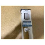 SBARTAR Window Blinds Cellular Shades Cordless Blackout Fabric Honeycomb Blinds 34" W x 36" H, Cool Silver