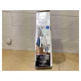 Mainstays Space-Saving 2-Tier Steel Tripod Hanging Clothes Drying Rack, Blue/Silver