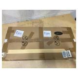 Dorm Desk Bookshelf Desk Hutch Organizer with 5 Shelves and 3 Tier Desktop Hutch Storage Organizer for College Dorm Home Office Supply, 32.5 x 23.5 x 8 Inch(BLACK)