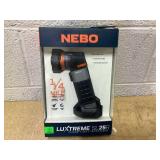 NEBO Master Series SL25 Rechargeable Spotlight & Floodlight | 600 Lumens, 10.5 Hour Run Time, 1/4 Mile Beam Flashlight, Waterproof, Powerful Magnetic Base