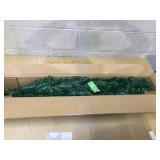 Costway 6Ft PVC Artificial Pencil Christmas Tree Slim Stand Green