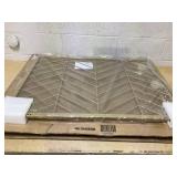 Costway 38" x 31" Golden Single Panel Fireplace Screen