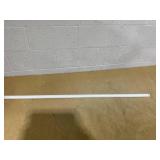 48 inch Ceiling Fan Downrod with Extension Cord, 4-Foot White Ceiling Fan Extension Rod, 1-Inch OD, ceiling fan downrods for Various Fans (White, Not Threaded)