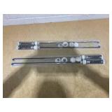 W10780045 Washer Suspension Rod Kit  Compatible with Whirlpool Amana Kenmore Roper Includes 4 Steel Springs and Mounts Fits NTW4516FW WTW4816FW2 RTW4516FW2 Replacement for Whirlpool Washer Parts