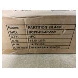 Room Divider 6FT Folding Privacy Screens, Partition Room Dividers w/Freestanding Design, Portable Wall Divider for Room Separtation, Fabric Screen Panel for Home Office Dorm (Black, 4 Panel-Round Pad)