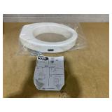 Carex Raised Toilet Seat with 5 in Height, Slip-Resistant & Removable, 300 lb Limit