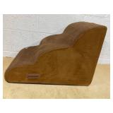 3 Steps Foam Dog Stairs  (for AODISMAN Dog Ramp Only), Suitable Size: 22.4" L*15.7" W*15.7" H,Brown