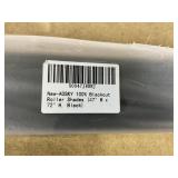 AOSKY Linen Roller Blinds Shades for Indoor Windows Pull Down Cordless Blackout Black Out Window Shade 47 Inch Blinds, Black