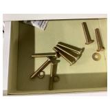 Standing Jewelry Armoire Cabinet, Wooden Jewelry Storage Chest Box with Flip Up Mirror, 2 Side Doors with 8 Necklace Hooks, 4 Drawers, Jewelry Storage Organizer for Girls Women (White)