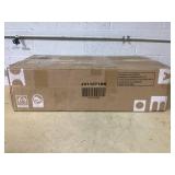 Wooden Bar Stools Set of 2 with Ergonomic Backrest and Footrest