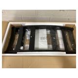 Wooden Bar Stools Set of 2 with Ergonomic Backrest and Footrest